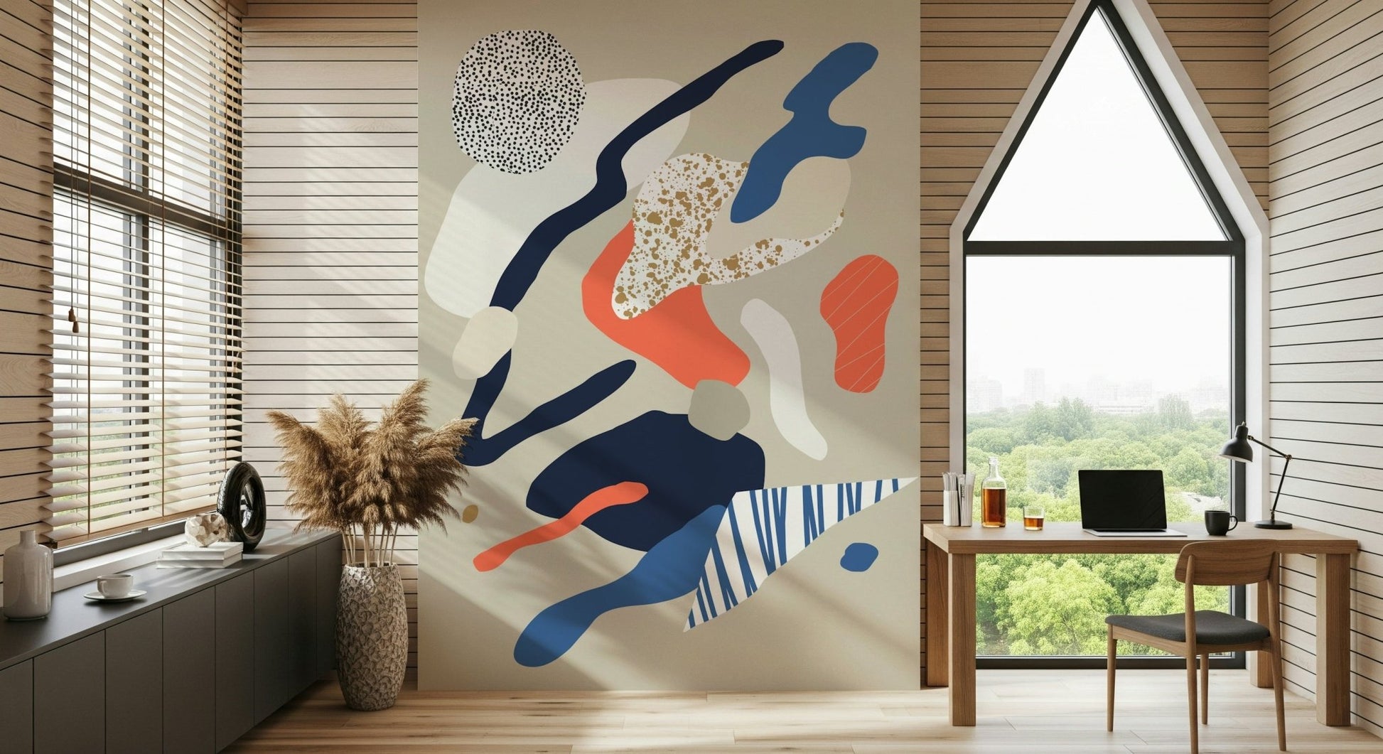 A classic zen theme wallpaper for walls., GD5358