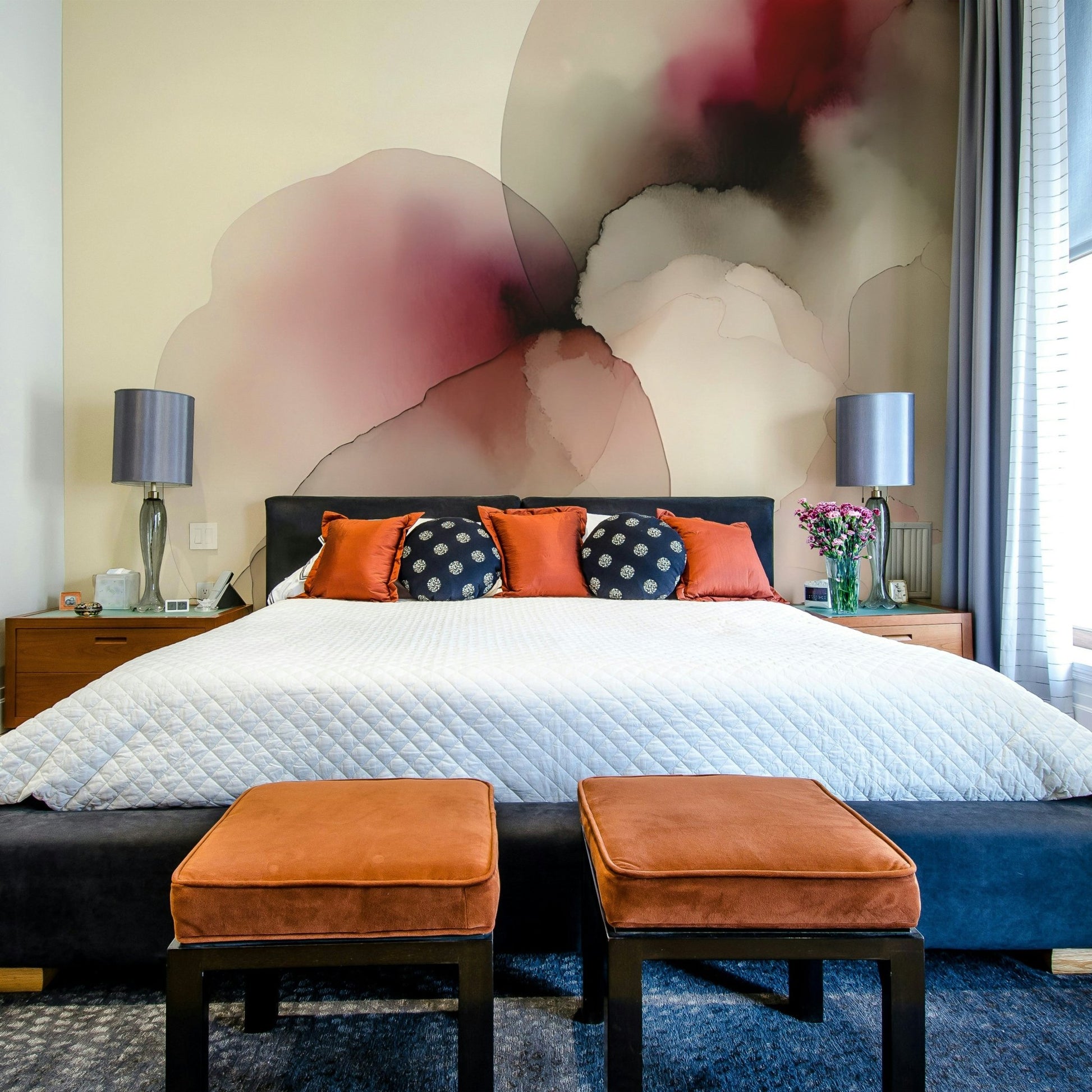 Elegant Zen Oasis Mural for Mindful Home Spaces

