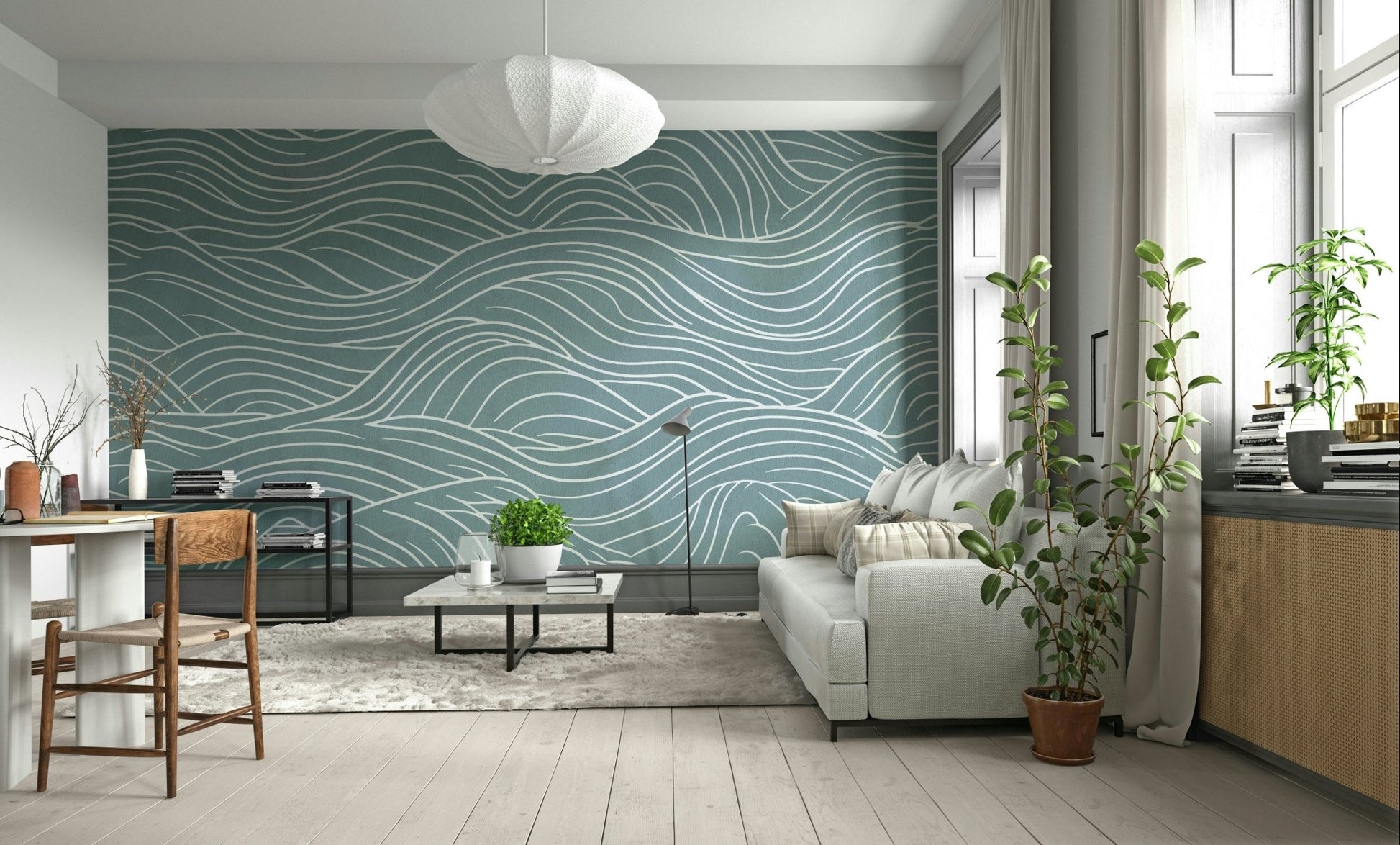 The design has a beautiful, artistic aesthetic.

