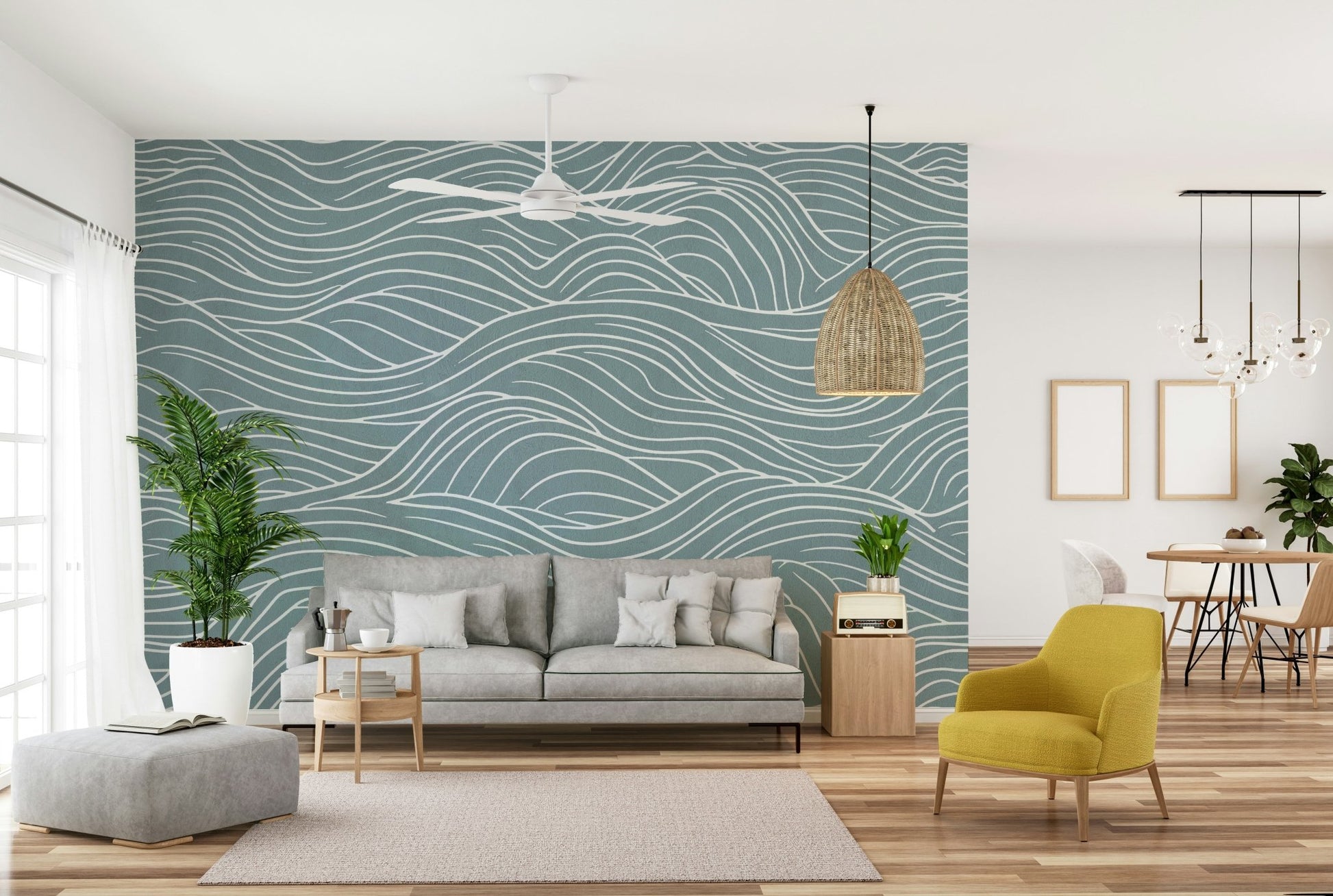 The composition is a harmonious, flowing pattern.

