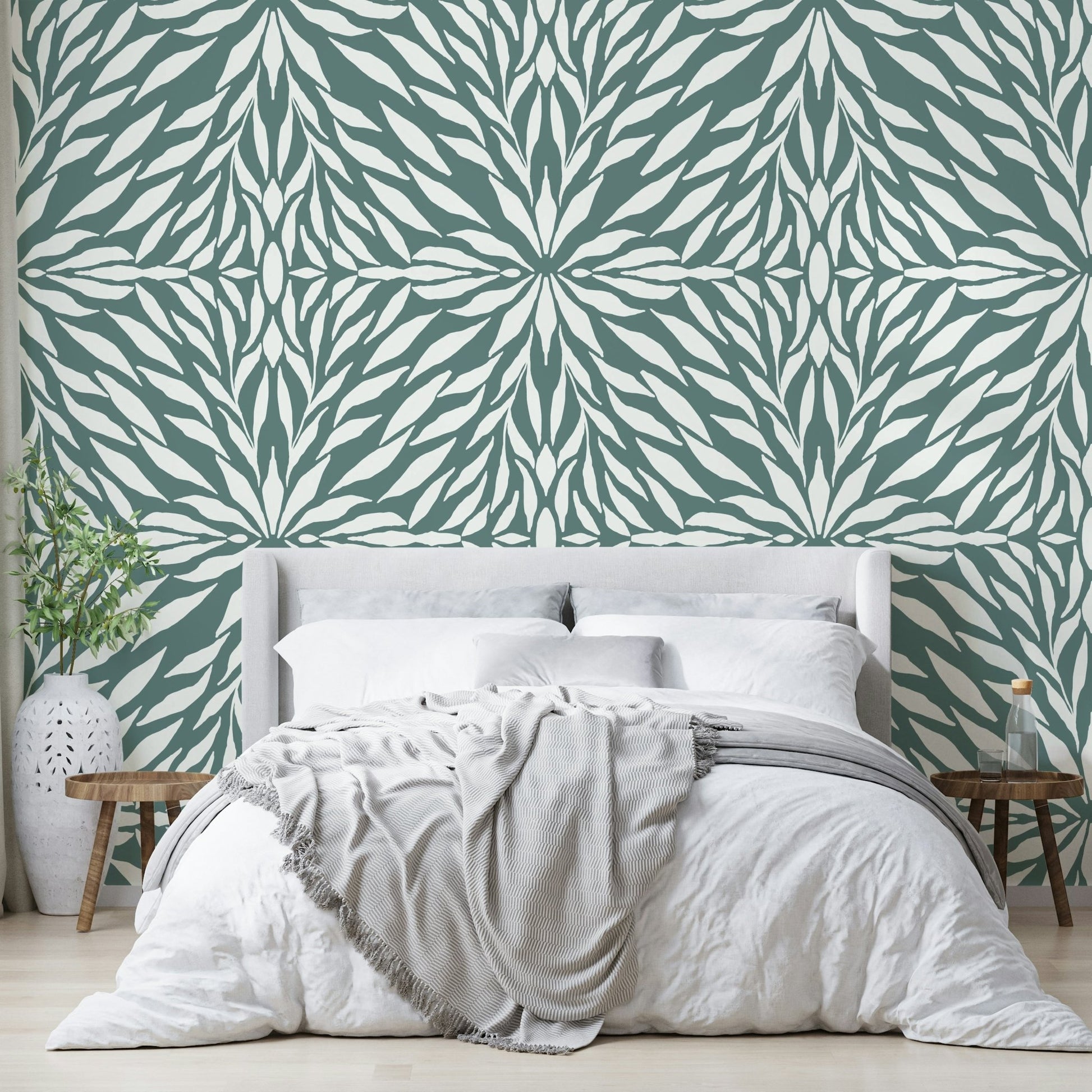 Elegant Zenith Leaves wall design GD119

