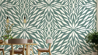 Minimalist Zenith Leaves wall mural GD119

