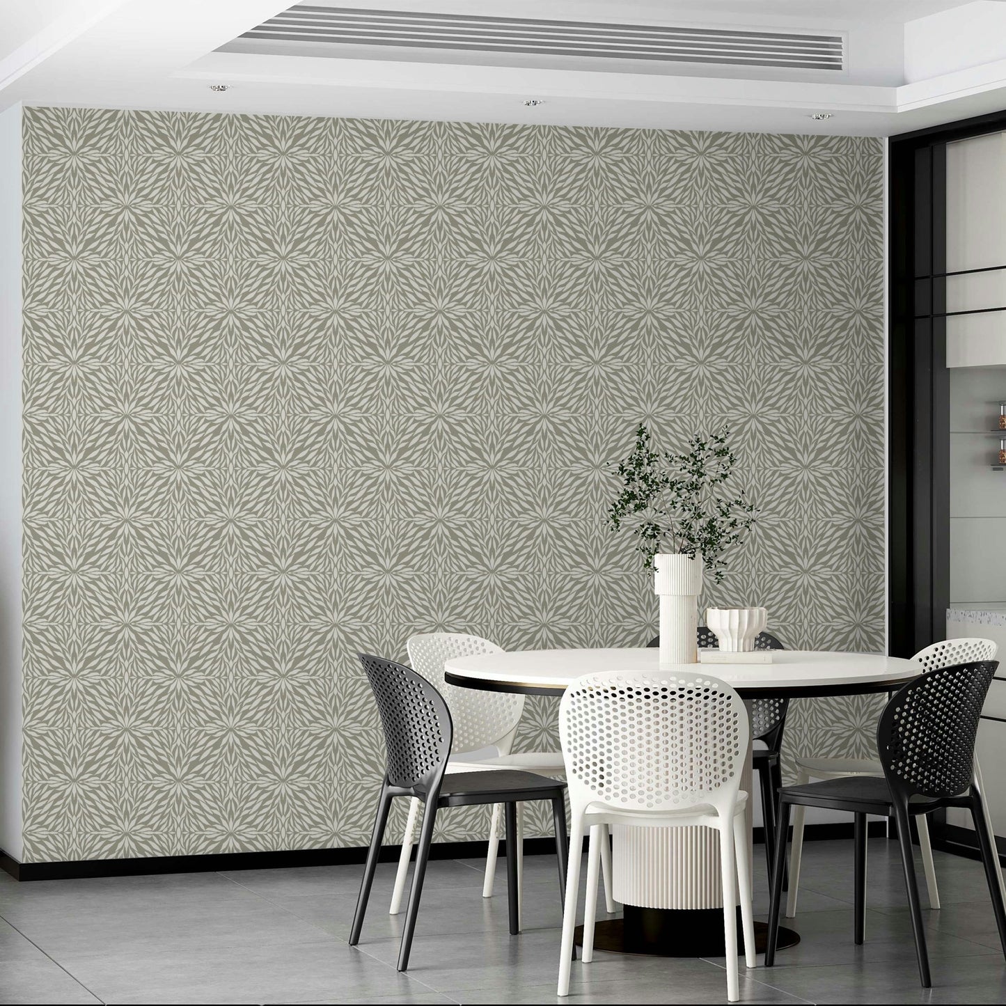 Subtle leaf texture wallpaper Zenith Leaves

