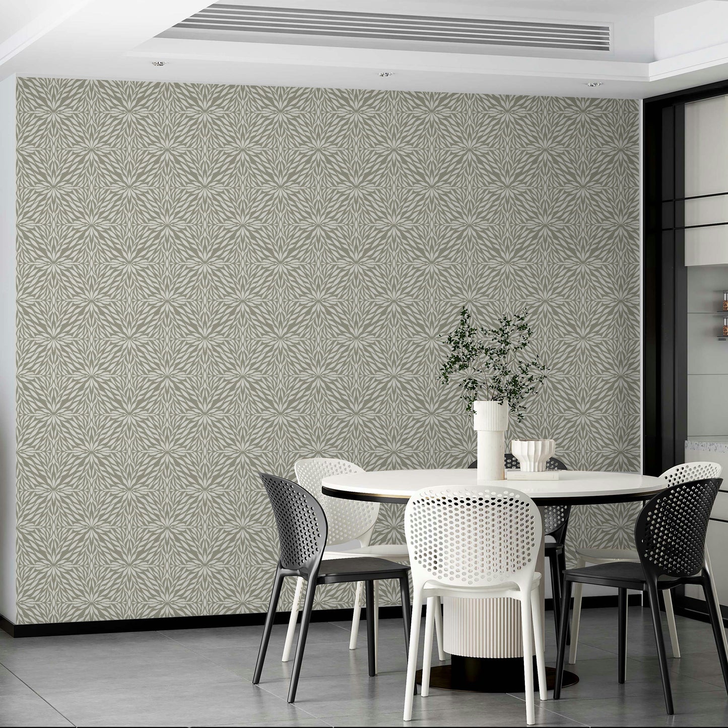 Subtle leaf texture wallpaper Zenith Leaves

