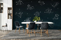 The image shows an artistic impression of a serene celestial scene.

